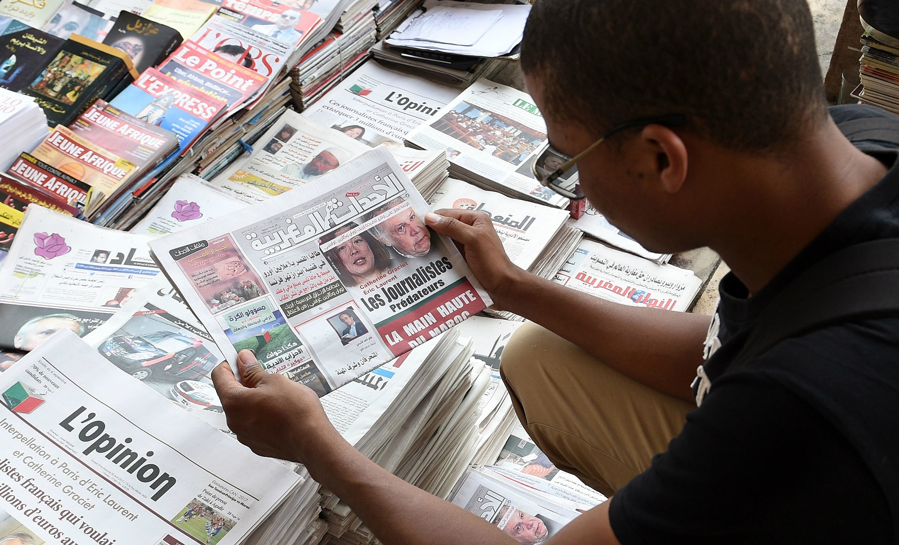 La presse marocaine à la solde du Makhzen excelle dans le badinage de l'esprit. D. R.